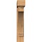 Ekena Millwork Imperial Block Smooth Bracket w/ Offset Brace, Western Red Cedar, 7 1/2"W x 34"D x 42"H BKT0806X34X42IMP05SWR - alternate 4